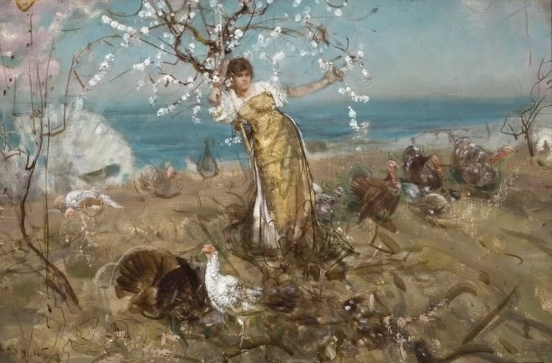 Francesco Paolo Michetti - 112, Nella gioia del sole, Galleria d’Arte Moderna Ricci Oddi, Piacenza